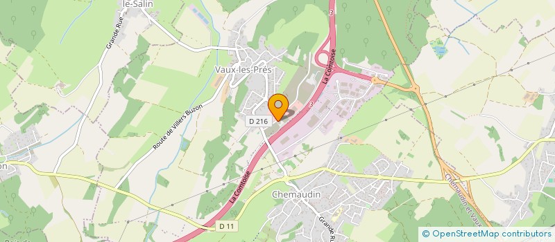 localisation de l'entreprise MGA  CHEMAUDIN ET VAUX