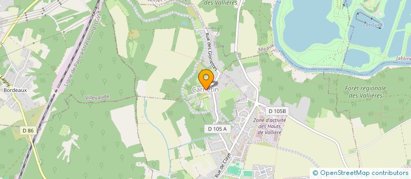 localisation de l'entreprise MGA AGENCEMENT à CARNETIN