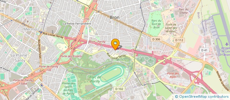 localisation de l'entreprise MGA BATIMENT à BRON