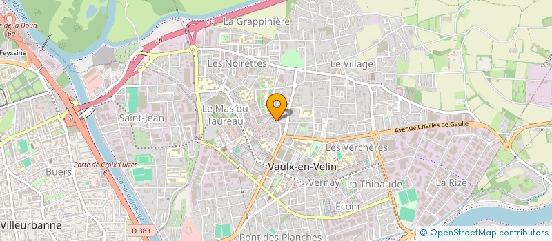 localisation de l'entreprise MGA ELEC à JONAGE