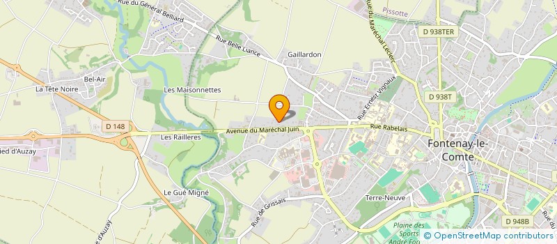 localisation de l'entreprise MGA EVENTS  FONTENAY-LE-COMTE