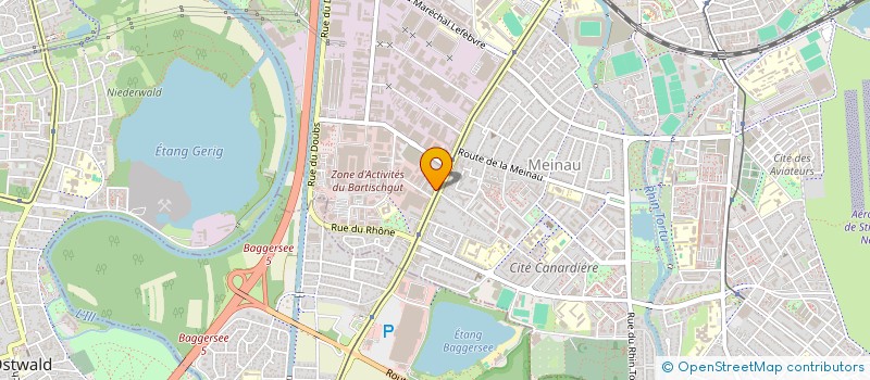 localisation de l'entreprise MGA FOOD  STRASBOURG