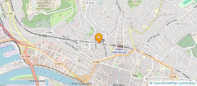 localisation de l'entreprise MGA-GC à ROUEN