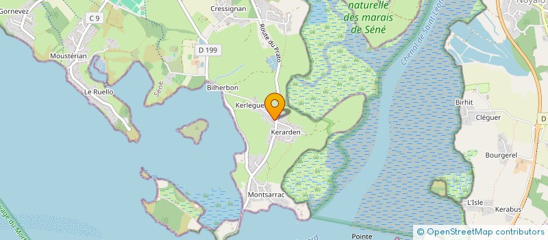 localisation de l'entreprise MGA LA GARENNE à SENE