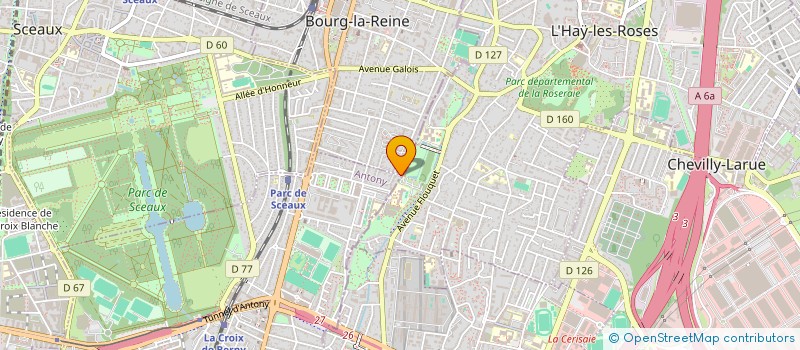 localisation de l'entreprise MGA LILLY à BOURG-LA-REINE