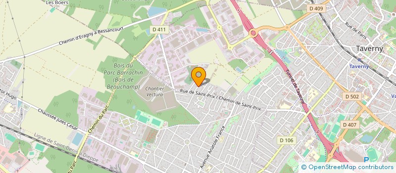 localisation de l'entreprise MGA PATRIMOINE à TAVERNY