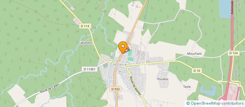 localisation de l'entreprise MGA SANITAIRE CHAUFFAGE  CAPTIEUX