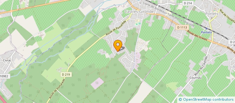 localisation de l'entreprise MGA VISION  CASTRES-GIRONDE