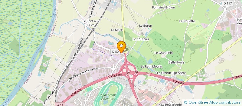 localisation de l'entreprise MGAB  ECOUFLANT