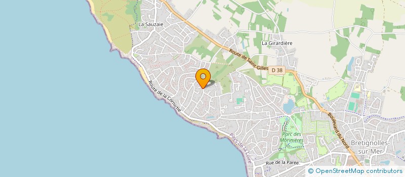 localisation de l'entreprise MGAC à BRETIGNOLLES-SUR-MER