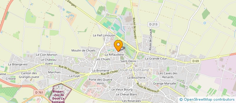 localisation de l'entreprise MGAFG  DOUE-EN-ANJOU