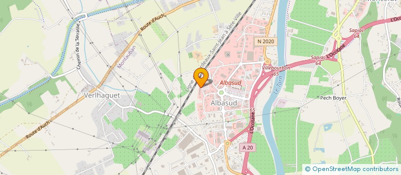 localisation de l'entreprise MGALUMINIUM  MONTAUBAN