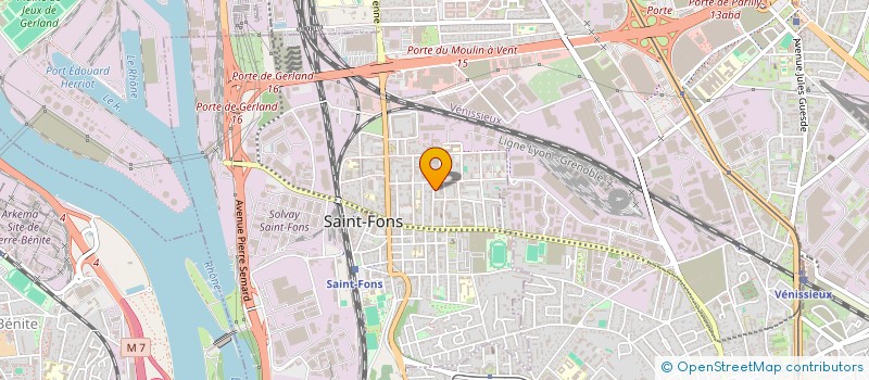 localisation de l'entreprise MGARIK  SAINT-FONS