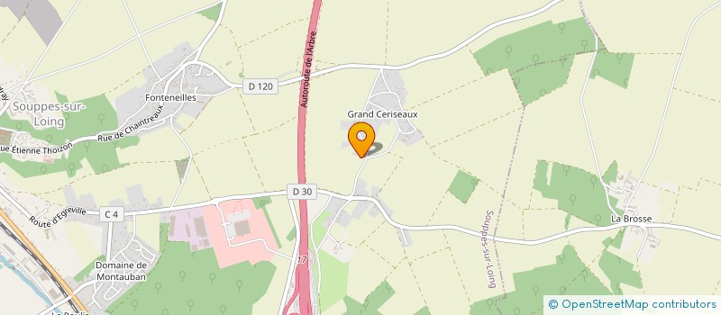 localisation de l'entreprise MGAS  SOUPPES-SUR-LOING