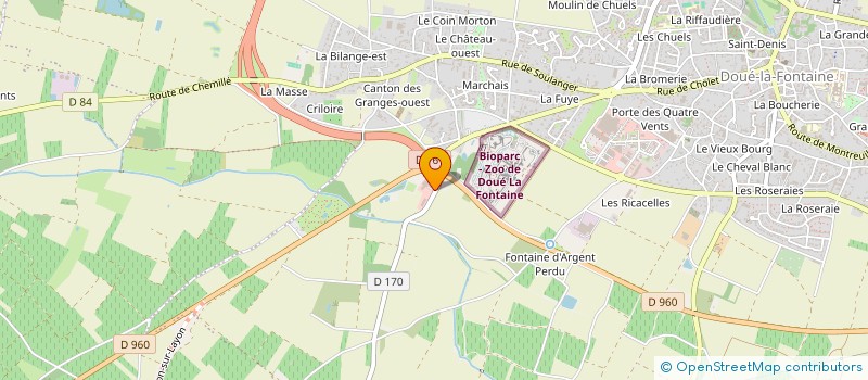 localisation de l'entreprise MGAV à DOUE-EN-ANJOU
