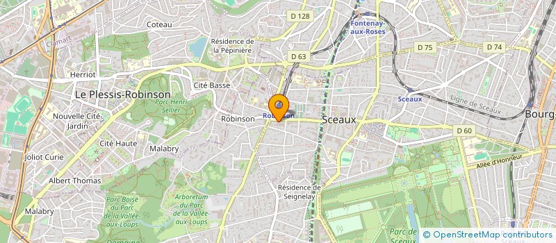 localisation de l'entreprise MGB 2022 à SCEAUX