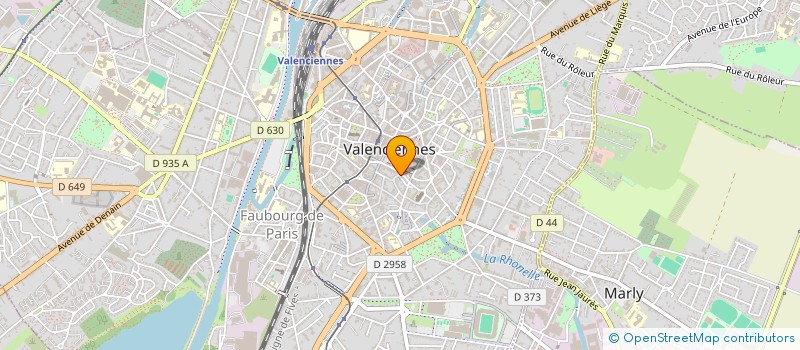 localisation de l'entreprise MGB  VALENCIENNES