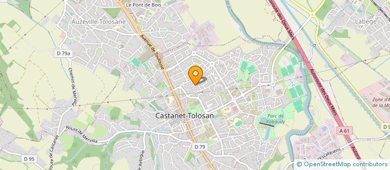 localisation de l'entreprise MGB à CASTANET-TOLOSAN