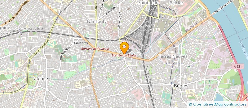 localisation de l'entreprise MGB  BORDEAUX