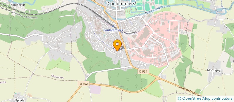 localisation de l'entreprise MGB à COULOMMIERS