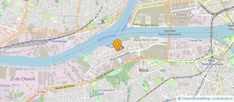 localisation de l'entreprise MGB  REZE