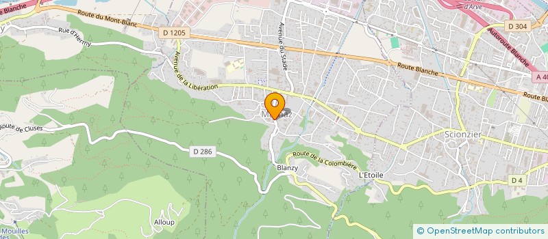 localisation de l'entreprise MGB à MARNAZ