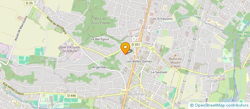 localisation de l'entreprise MGB  MONTLHERY