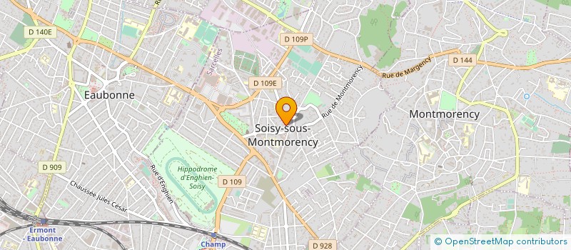 localisation de l'entreprise MGB  SOISY-SOUS-MONTMORENCY