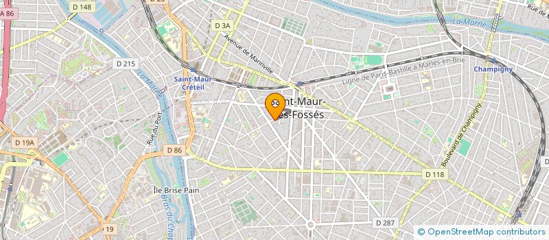 localisation de l'entreprise MGB  SAINT-MAUR-DES-FOSSES