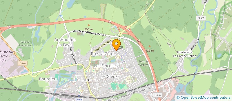 localisation de l'entreprise MGB  LURE