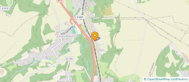 localisation de l'entreprise MGB  COURMELLES