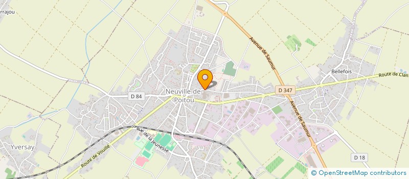 localisation de l'entreprise MGB COHESION  NEUVILLE-DE-POITOU