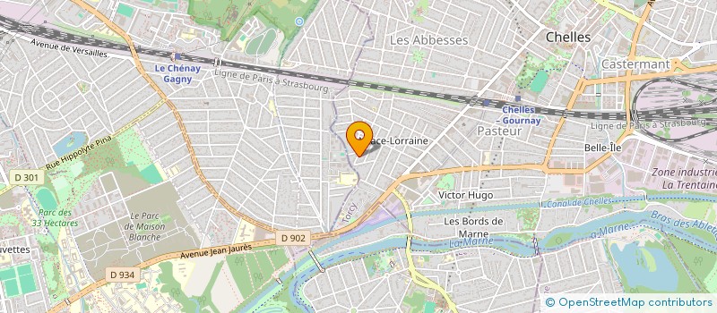 localisation de l'entreprise MGB CONSULTING à CHELLES