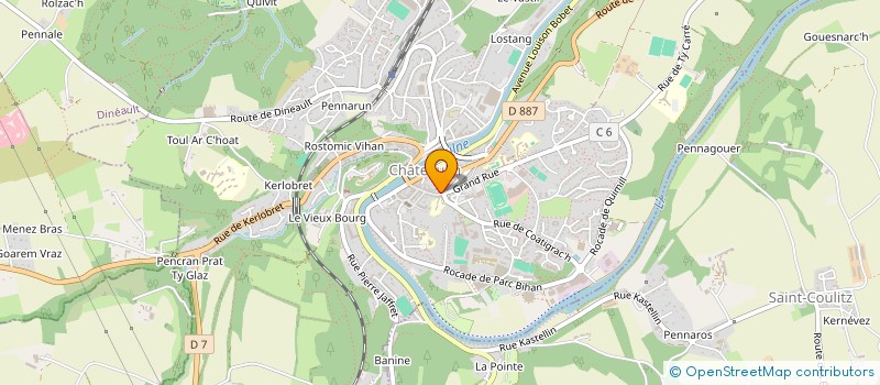 localisation de l'entreprise MGB HOME  CHATEAULIN