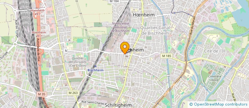 localisation de l'entreprise MGB MONTAGE GLESS BRAYE à BISCHHEIM