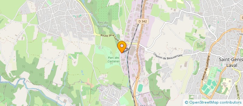 localisation de l'entreprise MGB PARTICIPATIONS  CHAPONOST