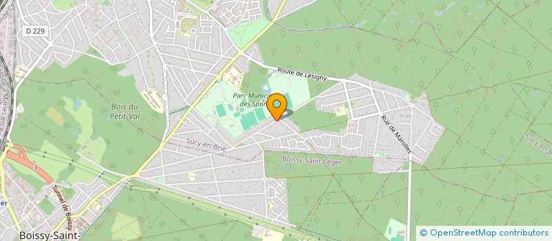 localisation de l'entreprise MGB PROD  SUCY-EN-BRIE