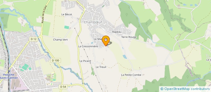 localisation de l'entreprise MGB RENOV  CHAMBUF