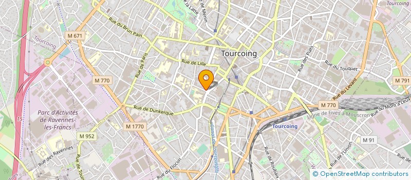 localisation de l'entreprise MGBT SERVICES à TOURCOING