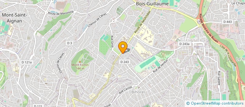 localisation de l'entreprise MGC à BOIS-GUILLAUME