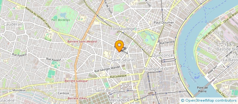 localisation de l'entreprise MGC à BORDEAUX