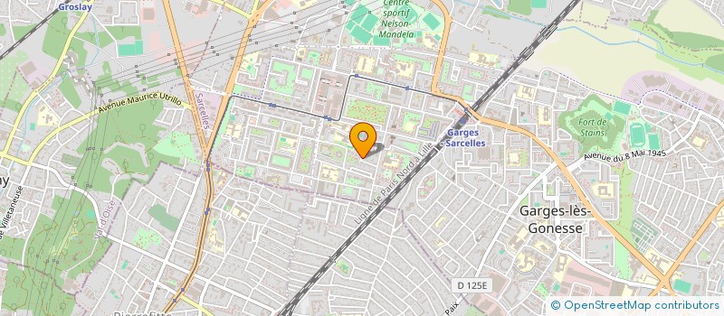 localisation de l'entreprise MGC  SARCELLES