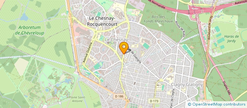 localisation de l'entreprise MGC à LE CHESNAY-ROCQUENCOURT