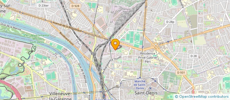 localisation de l'entreprise MGC à SAINT-DENIS