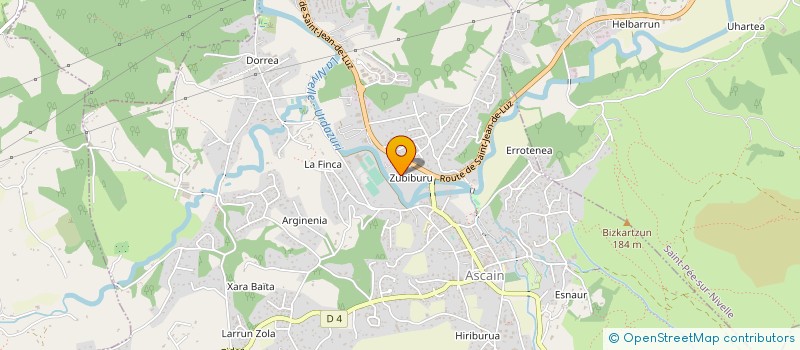 localisation de l'entreprise MGC 64 à ASCAIN