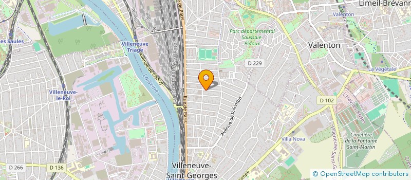 localisation de l'entreprise MGC à VILLENEUVE-SAINT-GEORGES