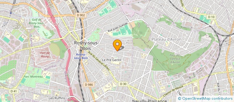 localisation de l'entreprise MGC à MONTREUIL