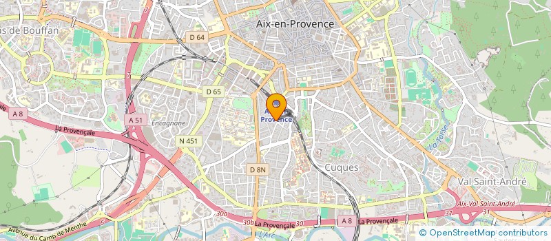 localisation de l'entreprise MGC à AIX-EN-PROVENCE