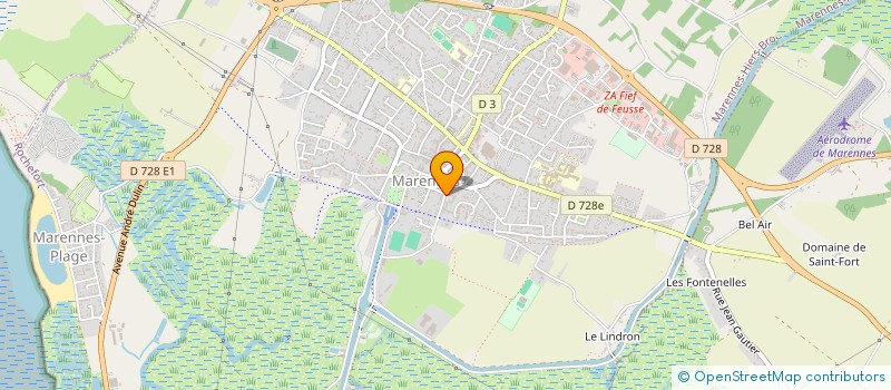 localisation de l'entreprise MGC à MARENNES-HIERS-BROUAGE