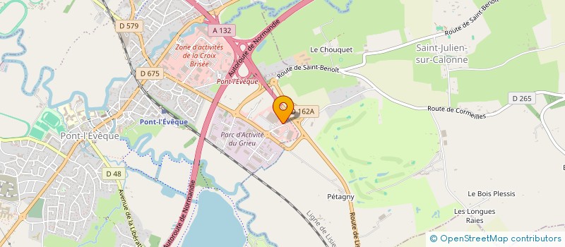 localisation de l'entreprise MGC  PONT L'EVEQUE